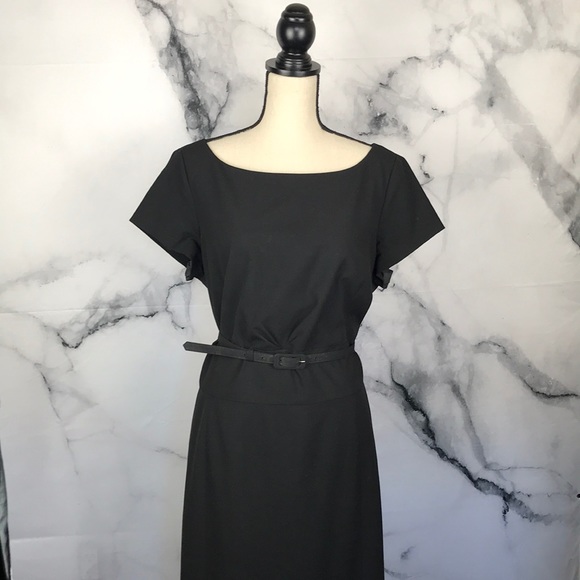 Semantiks Dresses & Skirts - 🦋SEMANTIKS🦋 black sheath dress w/ belt